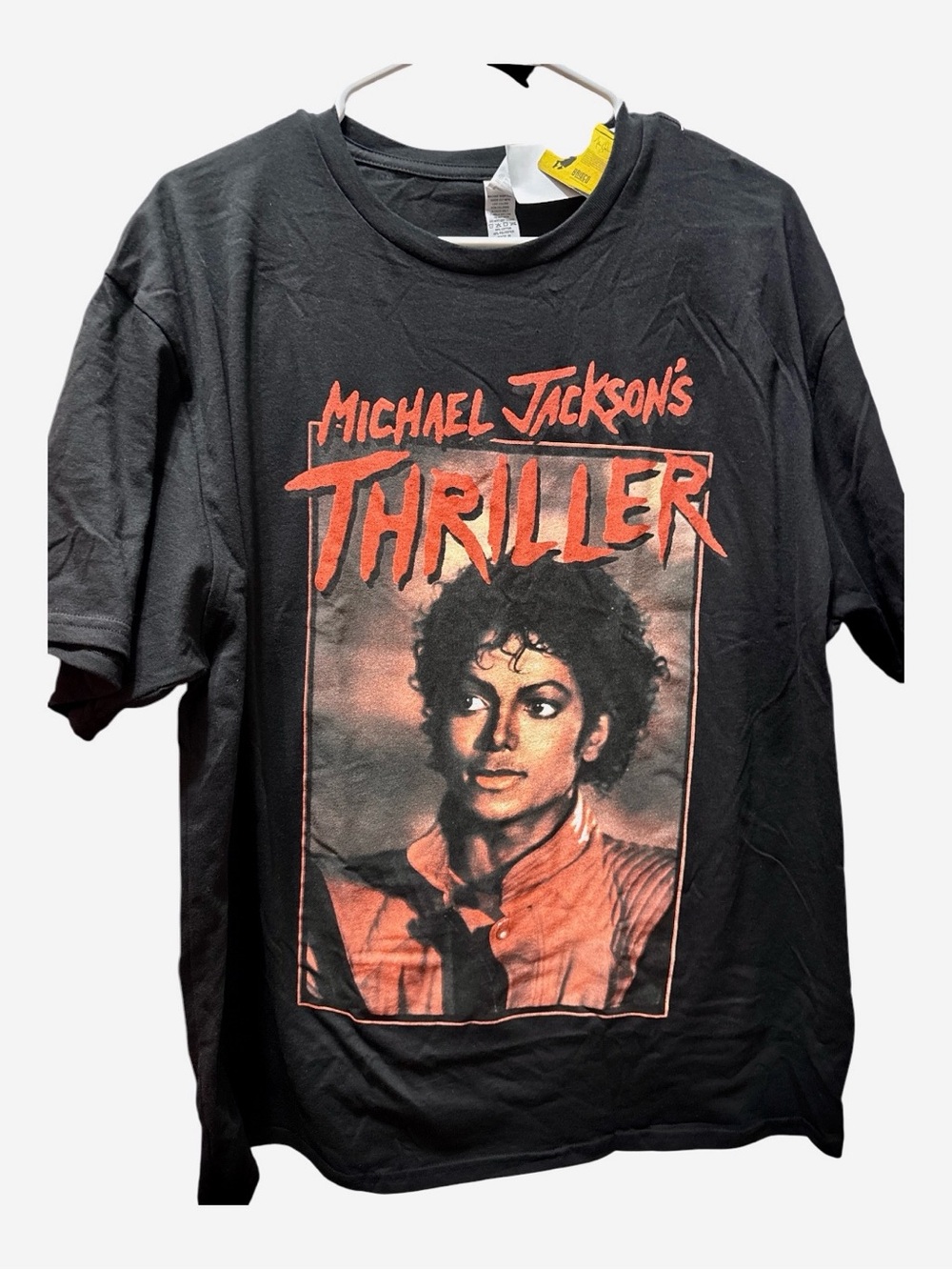 Michael Jackson Thriller Graphic Tee, Black/Red, NWT